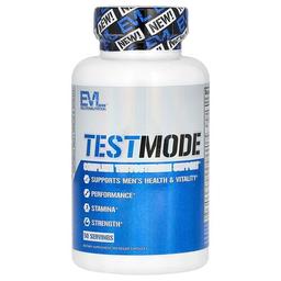 이보루션 뉴트리션 EVLution Nutrition, TestMode, 테스토스테론 강화, 베지 캡슐 100정