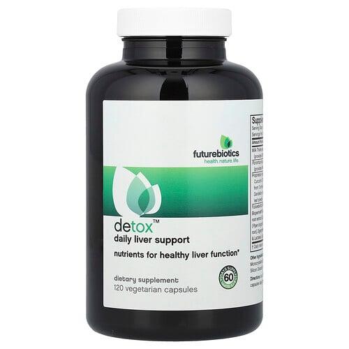퓨쳐바이오틱스 Futurebiotics, Detox™, 매일 간 지원, 베지 캡슐 120정