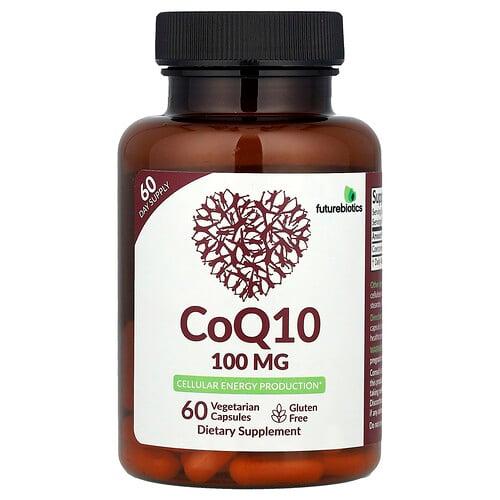 퓨쳐바이오틱스 Futurebiotics, CoQ10, 100mg, 베지 캡슐 60정 상품 이미지