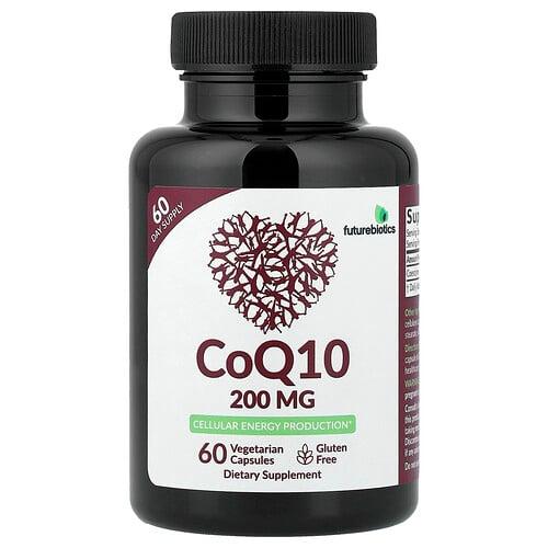퓨쳐바이오틱스 Futurebiotics, CoQ10, 200mg, 베지 캡슐 60정