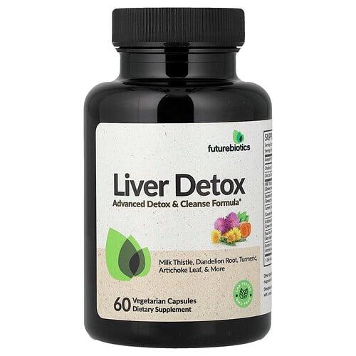퓨쳐바이오틱스 Futurebiotics, Liver Detox, 베지 캡슐 60정