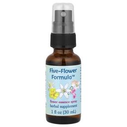플라워 에센스 서비스 Flower Essence Services, 5가지 꽃 포뮬러, 꽃 에센스 스프레이, 1fl oz(30ml)