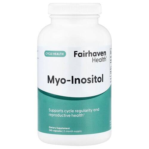 페어해븐 헬스 Fairhaven Health, 미오이노시톨, 캡슐 240정(캡슐 1정당 500mg)