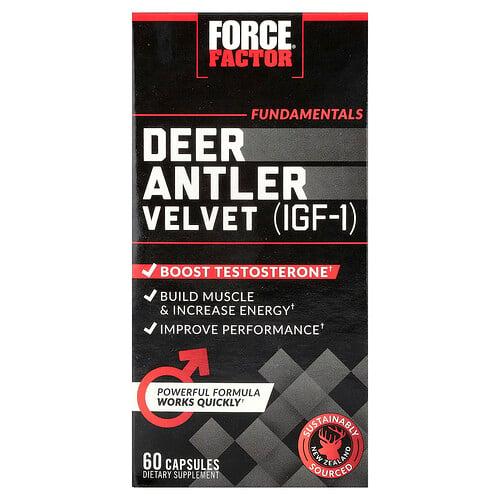 Force Factor, 펀더멘탈, 사슴 녹용(IGF-1), 캡슐 60정 상품 이미지