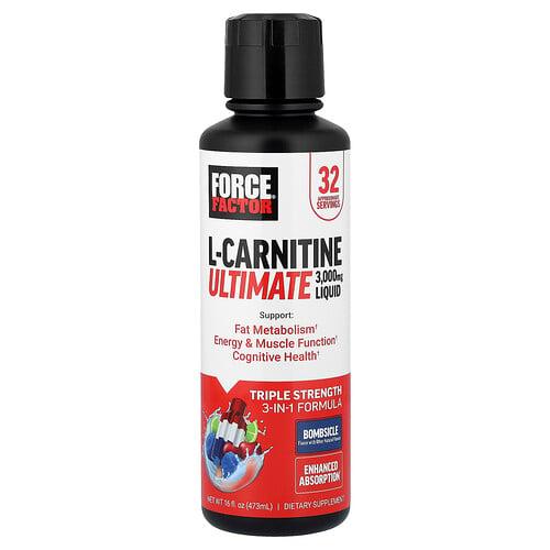 Force Factor, l-카르니틴 얼티밋 리퀴드, 밤시클, 473ml(16fl oz) 상품 이미지
