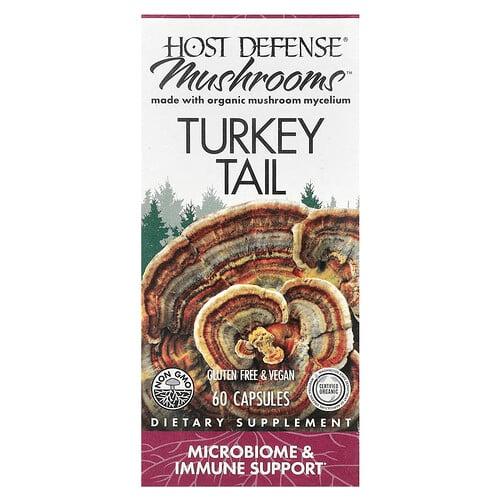 호스트 디펜스 Host Defense, Mushrooms™, 구름버섯, 캡슐 60정(캡슐당 0.5g)
