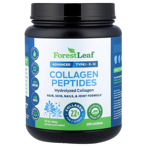 포레스트 리프 Forest Leaf, 콜라겐 펩타이드, 무맛, 908g(32oz)