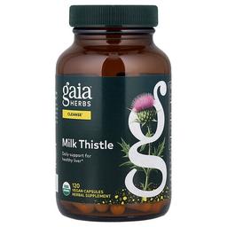 가이아 허브 Gaia Herbs, 밀크시슬, 베지 캡슐 120정
