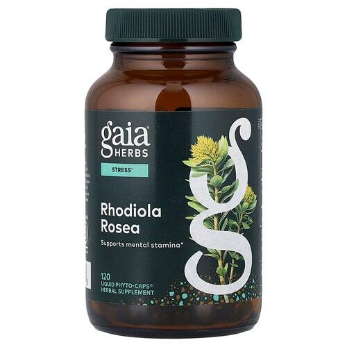가이아 허브 Gaia Herbs, 홍경천, 액상 Phyto-Caps® 120정(1정당 120mg)