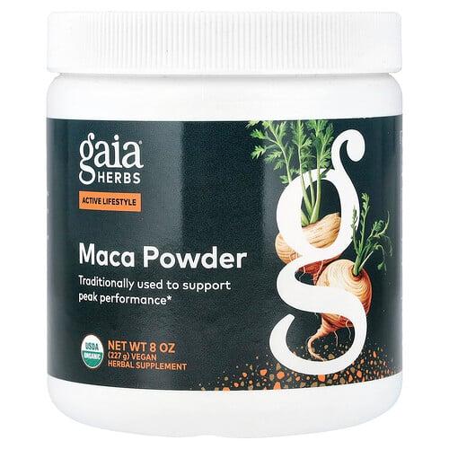 가이아 허브 Gaia Herbs, 마카 분말, 227g(8oz)