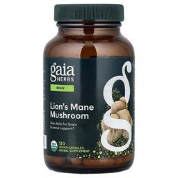 가이아 허브 Gaia Herbs, 노루궁뎅이버섯, 베지 캡슐 120정