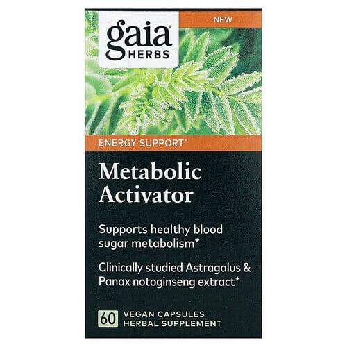 가이아 허브 Gaia Herbs, Metabolic Activator, 베지 캡슐 60정