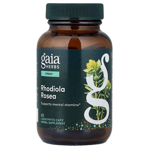 가이아 허브 Gaia Herbs, 홍경천, Phyto-Caps® 60정