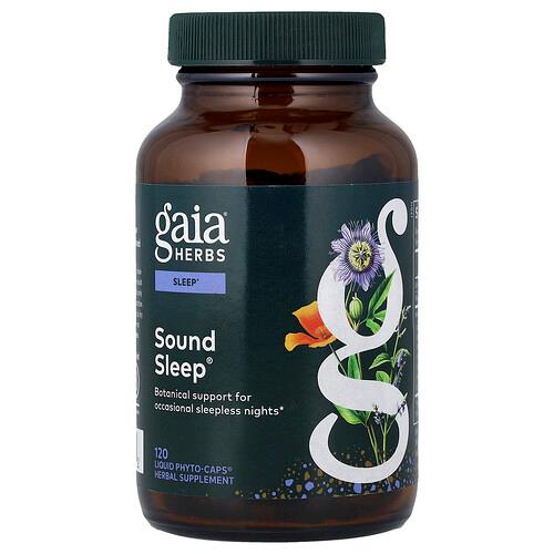 가이아 허브 Gaia Herbs, Soft Sleep®, 120 액상 Phyto-Caps®