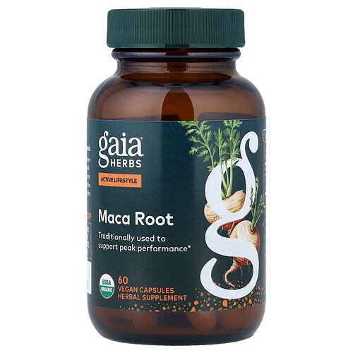 가이아 허브 Gaia Herbs, 마카 뿌리, 베지 캡슐 60정(캡슐 1정당 500mg)