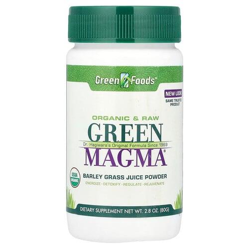 그린 푸드 Green Foods, Green Magma®, 보리싹즙 분말, 80g(2.8oz)