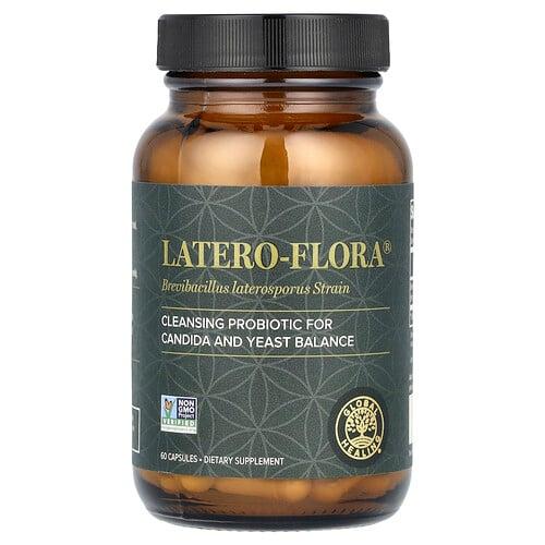 글로벌 힐링 Global Healing, latero-Flora, 캡슐 60정(캡슐당 35mcg)