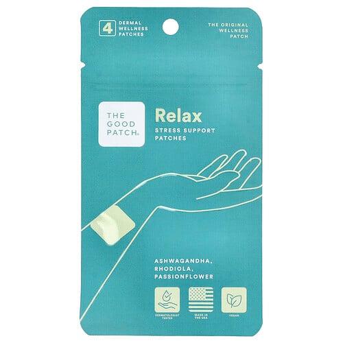 더굿패치 The Good Patch, Relax, 피부 웰니스 패치 4매