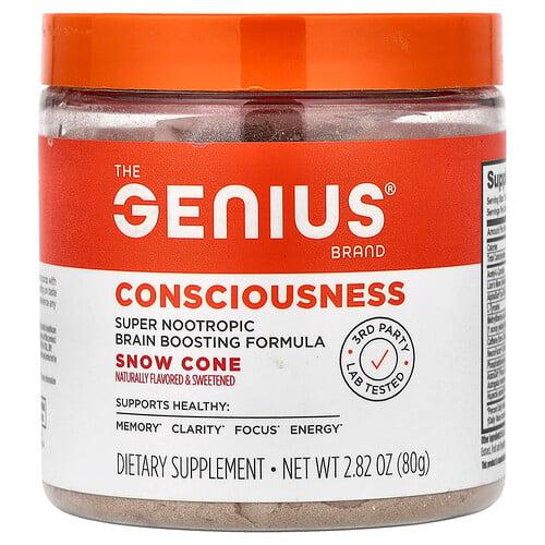지니어스 브랜드 The Genius Brand, 컨셔스니스, 스노우 콘, 80g(2.82oz)