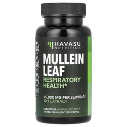 Havasu Nutrition, 뮬레인 잎, 500mg, 캡슐 60정