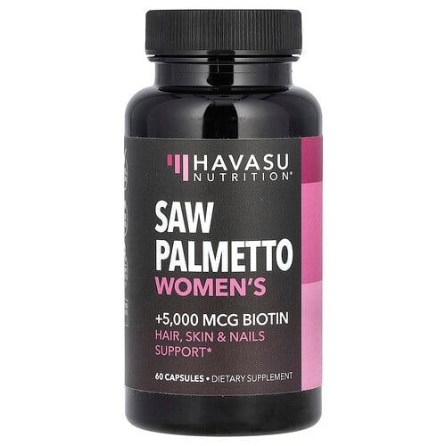 Havasu Nutrition, 쏘팔메토 여성용 + 비오틴, 캡슐 60정 상품 이미지