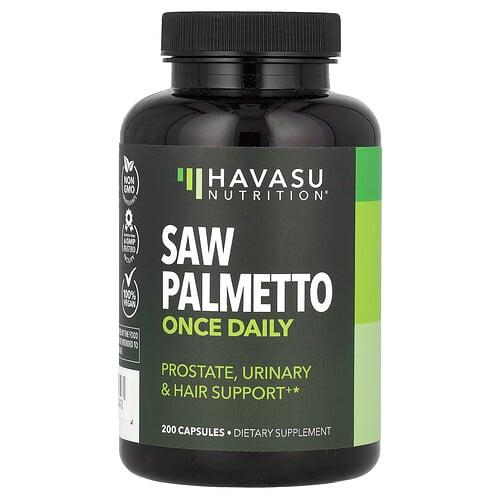 Havasu Nutrition, 쏘팔메토, 하루 1회, 캡슐 200정(캡슐 1정당 500mg)