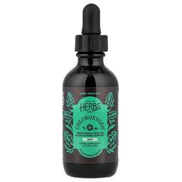허브 Herbs Etc., ChlorOxygen®, 알코올 무함유, 민트, 59ml(2fl oz)