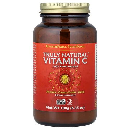 헬스포스 슈퍼푸드 HealthForce Superfoods, Truly Natural™ 비타민C, 180g(6.35oz)