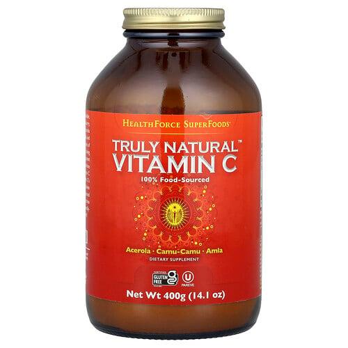 헬스포스 슈퍼푸드 HealthForce Superfoods, Truly Natural 비타민C, 400g(14.1oz)