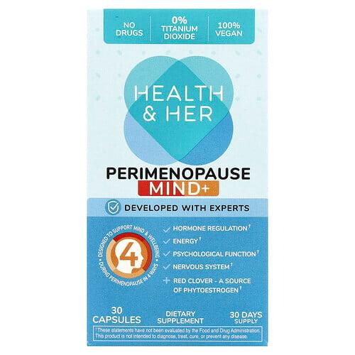 헬스 앤드 허 Health and Her, 폐경기 전후 Mind+, 캡슐 30정 상품 이미지