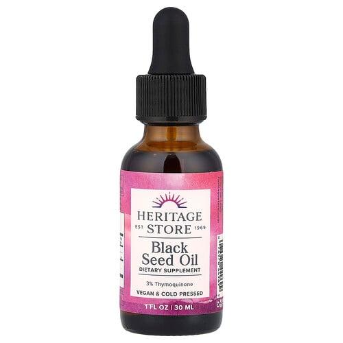 헤리티지 스토어 Heritage Store, 블랙 씨드 오일, 30ml(1fl oz)