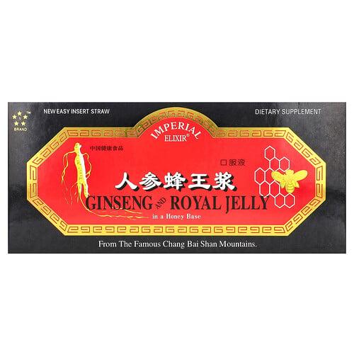 임페리얼 엘리자이어 Imperial Elixir, 인삼 및 로열젤리, 10병, 각 10ml(0.34fl oz)