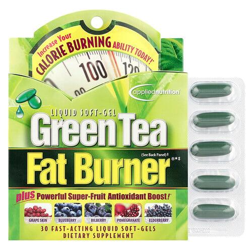 Applied Nutrition, Green Tea Fat Burner®, 빠르게 작용하는 액상 소프트젤 30정