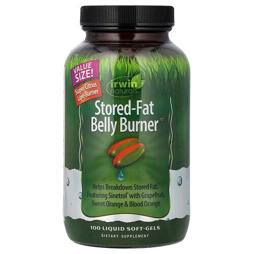 어윈 네츄럴 Irwin Naturals, Stored-Fat Belly Burner®, 액상 소프트젤 100정