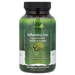 어윈 네츄럴 Irwin Naturals, 인플래머-레스, 80 리퀴드 소프트-겔