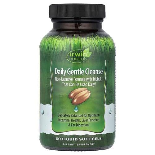 어윈 네츄럴 Irwin Naturals, 데일리 젠틀 세척, 60 액상 소프트 젤