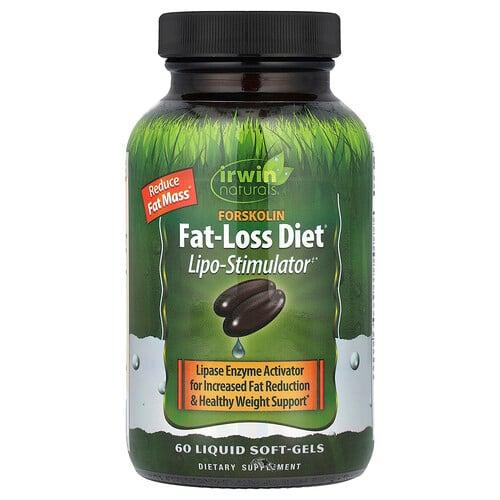 어윈 네츄럴 Irwin Naturals, 포스콜린, 지방-손실 다이어트, 60 액상 소프트 젤