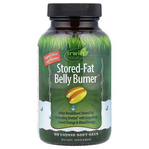 어윈 네츄럴 Irwin Naturals, Stored-Fat Belly Burner®, 액상 소프트젤 60정 상품 이미지
