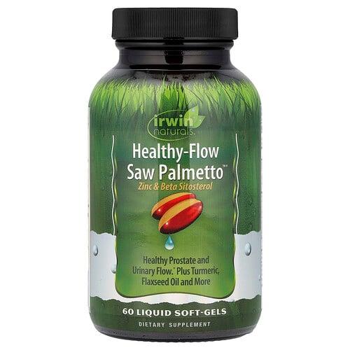 어윈 네츄럴 Irwin Naturals, Healthy-Flow Saw Palmetto™, 액상 소프트젤 60정