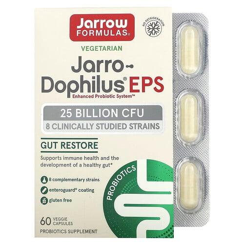 자로우 포뮬라 Jarrow Formulas, Jarro-Dophilus® EPS, 25억CFU, 베지 캡슐 60정