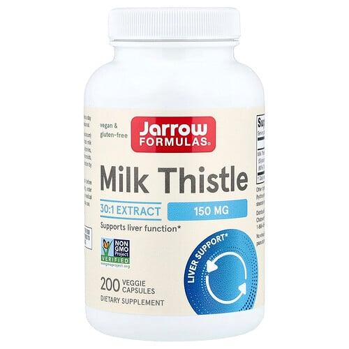 자로우 포뮬라 Jarrow Formulas, 비건 밀크시슬, 150mg, 베지 캡슐 200정
