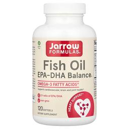 자로우 포뮬라 Jarrow Formulas, 피쉬 오일, EPA-DHA Balance®, 소프트젤 120정