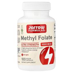 자로우 포뮬라 Jarrow Formulas, 메틸엽산, 1,000mcg, 베지 캡슐 100정