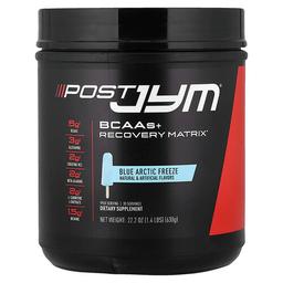 JYM 서플리먼트 사이언스 JYM Supplement Science, Post JYM®, BCAA + 회복 매트릭스, 블루 아틱 프리즈, 630g(1.4lb)