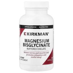 컬크맨 랩 Kirkman Labs, 마그네슘 비스글리시네이트, 완충형 킬레이트, 캡슐 180정(캡슐 1정당 50mg)