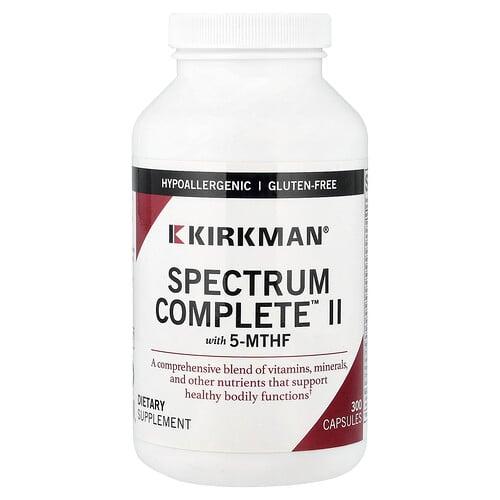 컬크맨 랩 Kirkman Labs, Spectrum Complete™ II, 5-MTHF 함유, 캡슐 300정