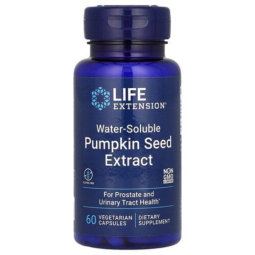 라이프 익스텐션 Life Extension, 수용성 호박씨추출물, 베지 캡슐 60정(캡슐 1정당 262mg)