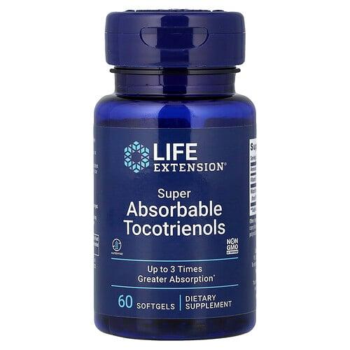 라이프 익스텐션 Life Extension, 고흡수성 토코트리에놀, 소프트젤 60정 상품 이미지