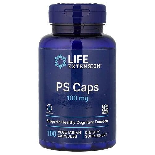 라이프 익스텐션 Life Extension, PS 캡슐, 100mg, 베지 캡슐 100정