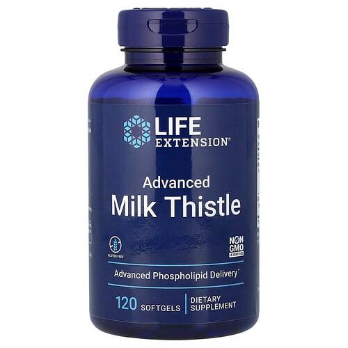 라이프 익스텐션 Life Extension, Advanced Milk Thistle, 소프트젤 120정 상품 이미지